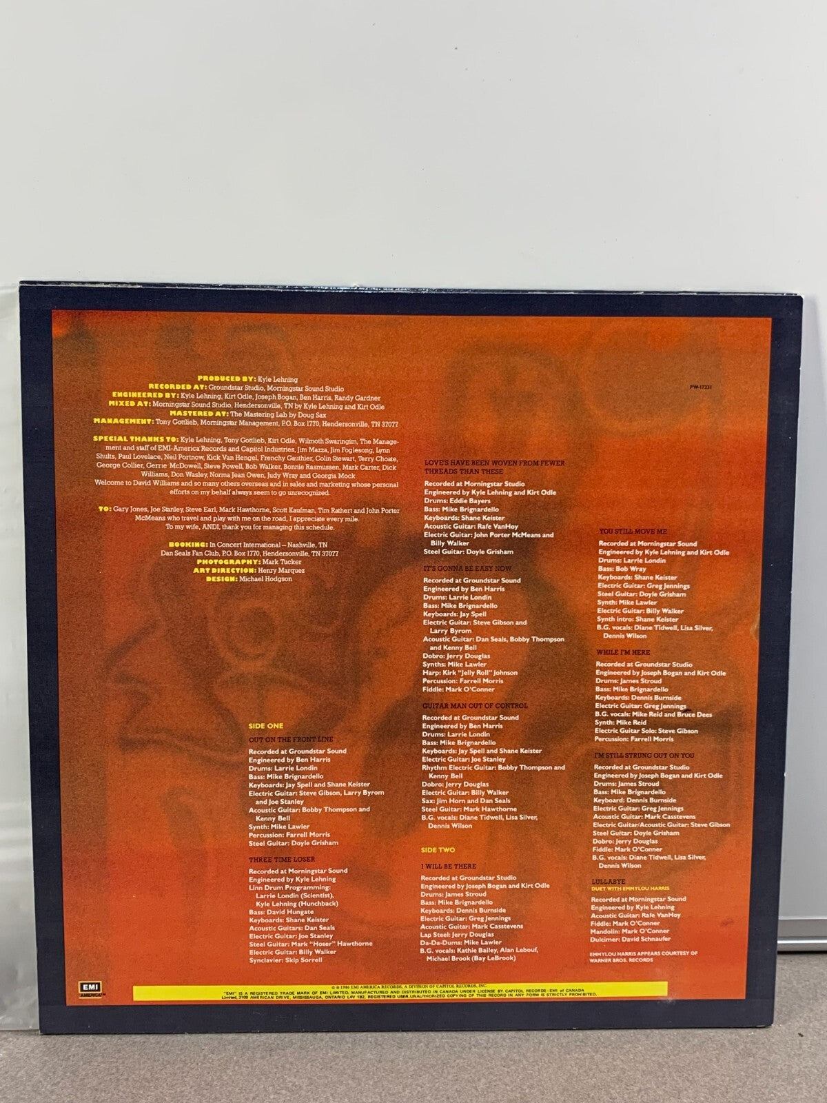 Dan Seals – On the Front Line – 1986 EMI (LP, Vinyl) – Country Rock Classic