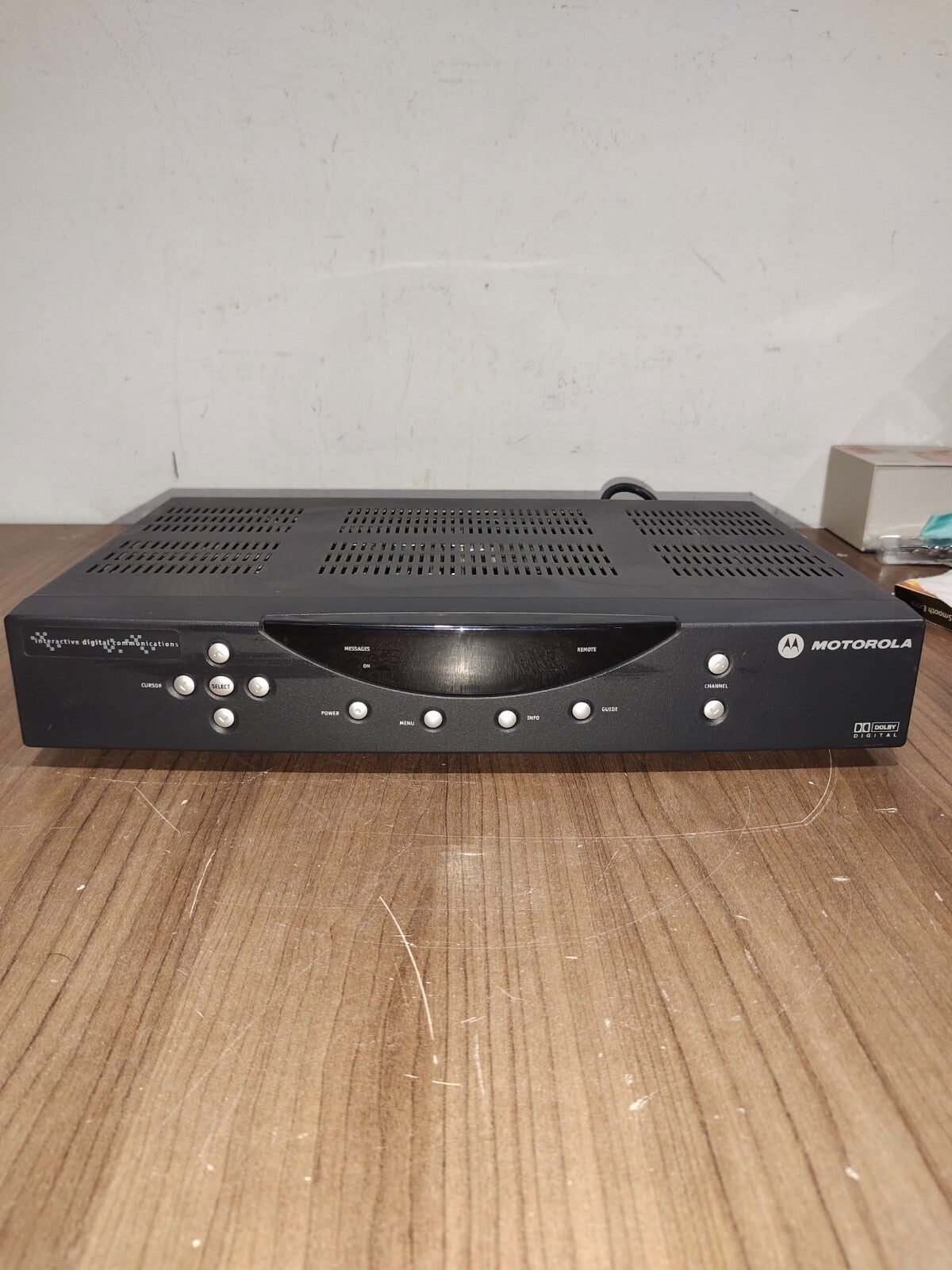 Motorola Digital Cable Box CATV Converter Model DCT2524/1631/AL