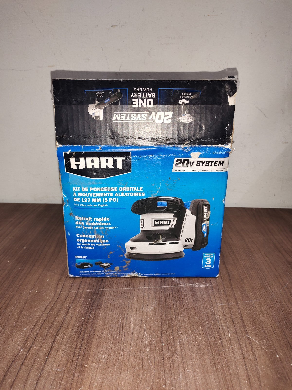 Hart HPSD01 Cordless 5" Random Orbit Sander 20V