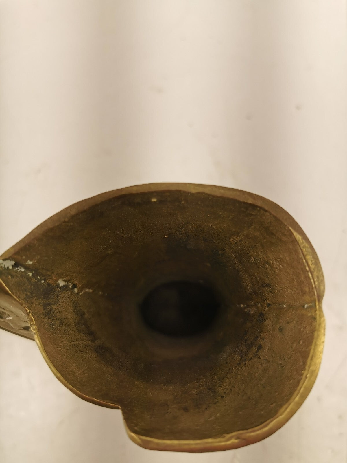 Victorian Brass Boot. A novelty Brass Women's Shoe to display