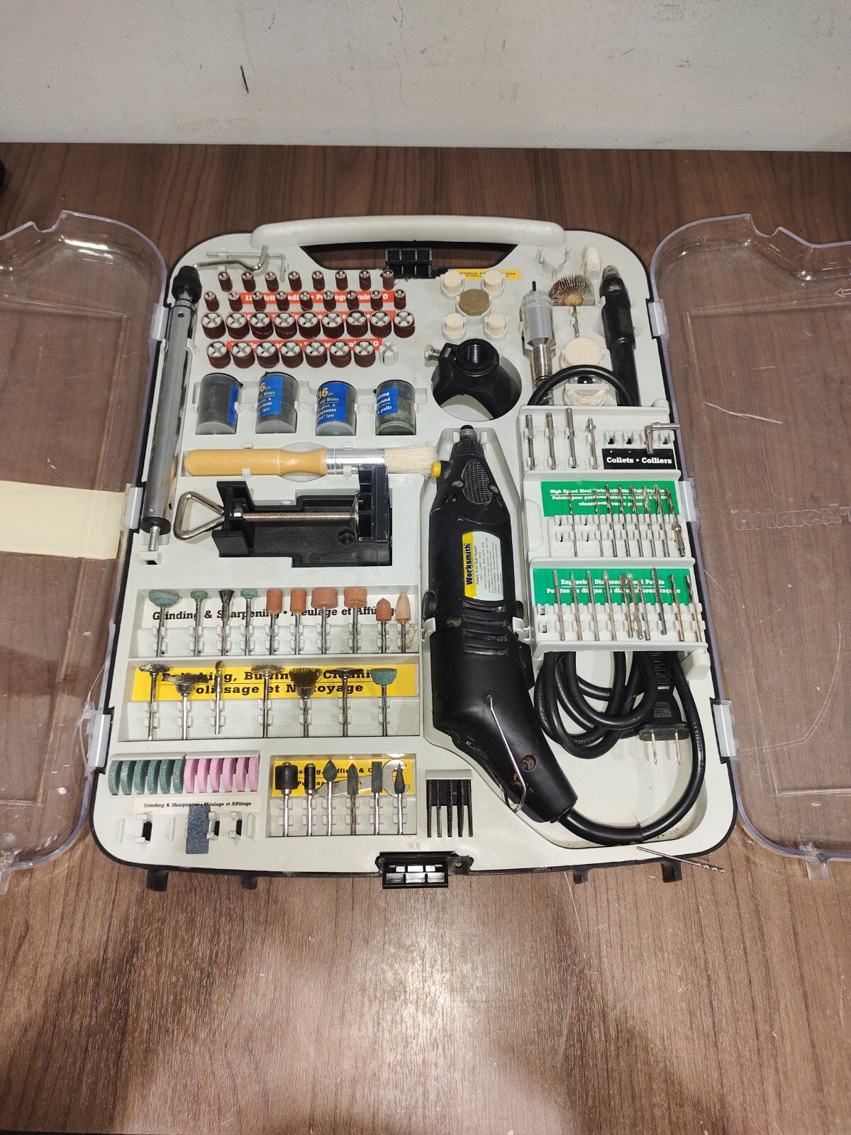 WORKSMITH 229-Piece ROTARY TOOL AND ACCESSORY SET
