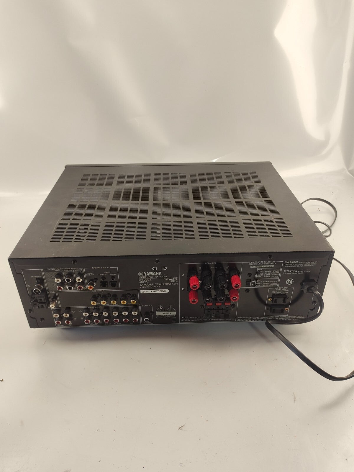 Yamaha RX-V595 Natural Sound Home Theater A/V Receiver