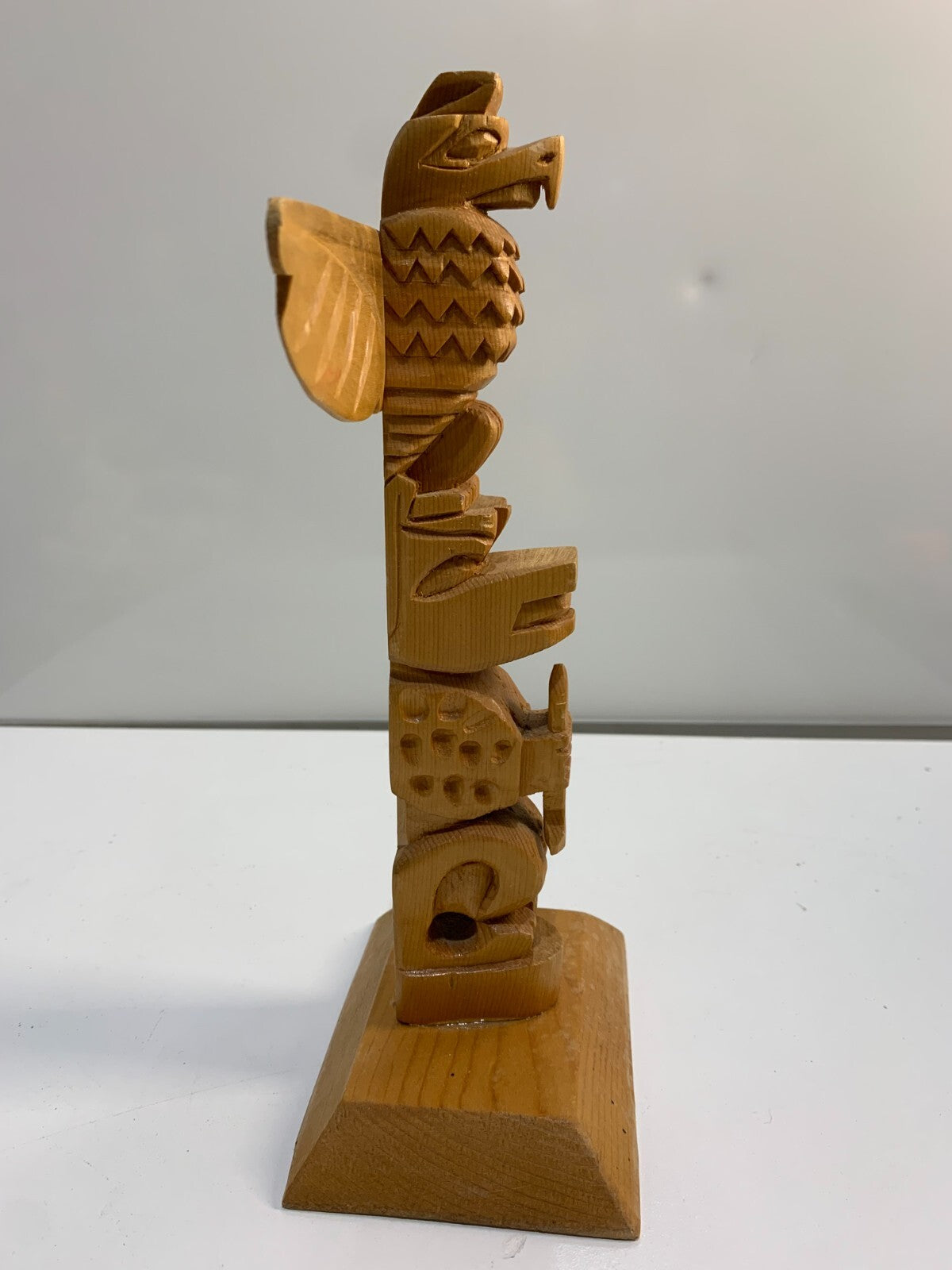 Carved Totem Pole, West Coast Canada, First Nations Indigenous Art