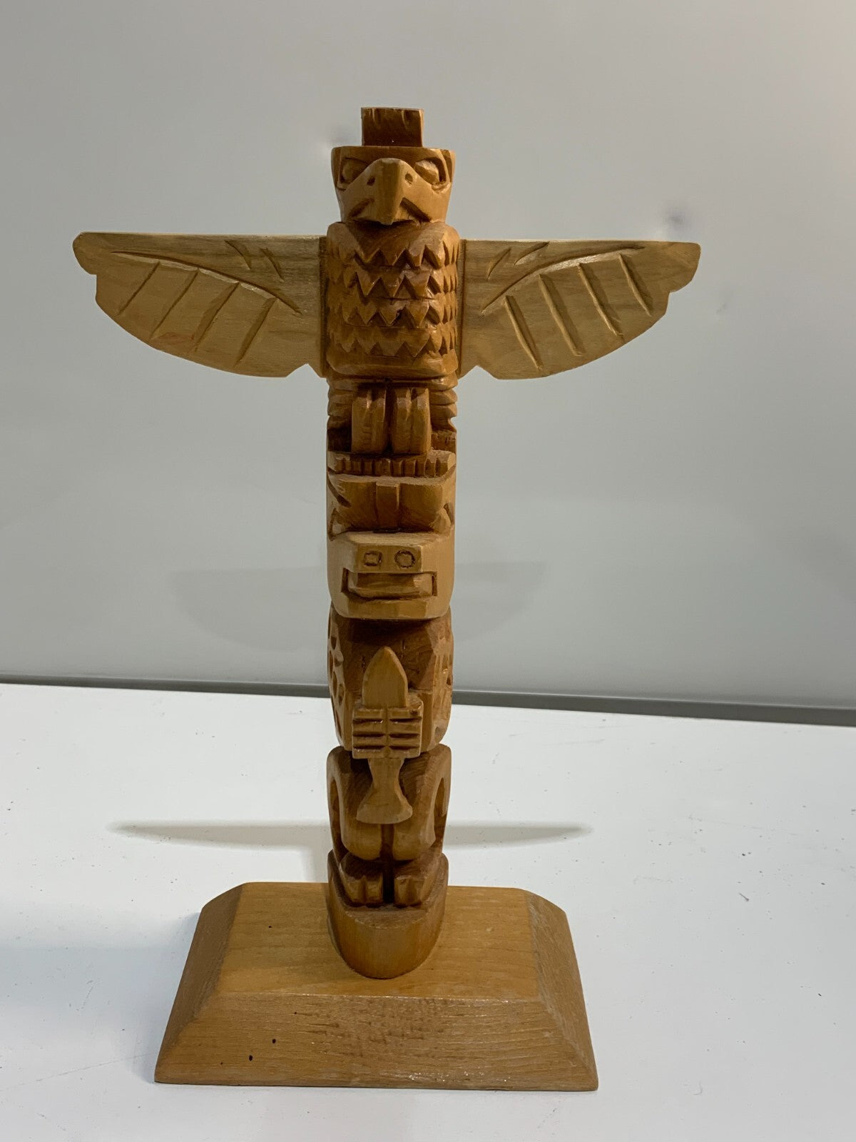 Carved Totem Pole, West Coast Canada, First Nations Indigenous Art
