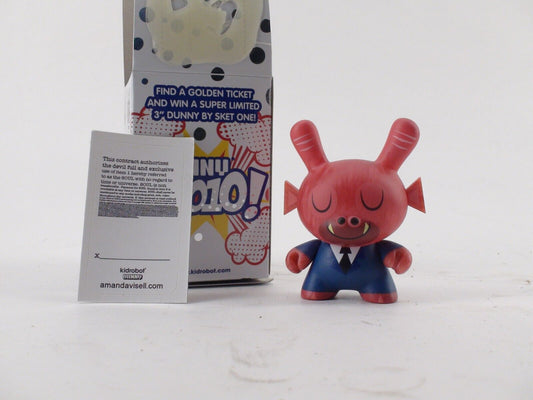 Kidrobot Dunny 2010! 3" Vinyl Figure - Devil, Amanda Visell Complete Art Statue