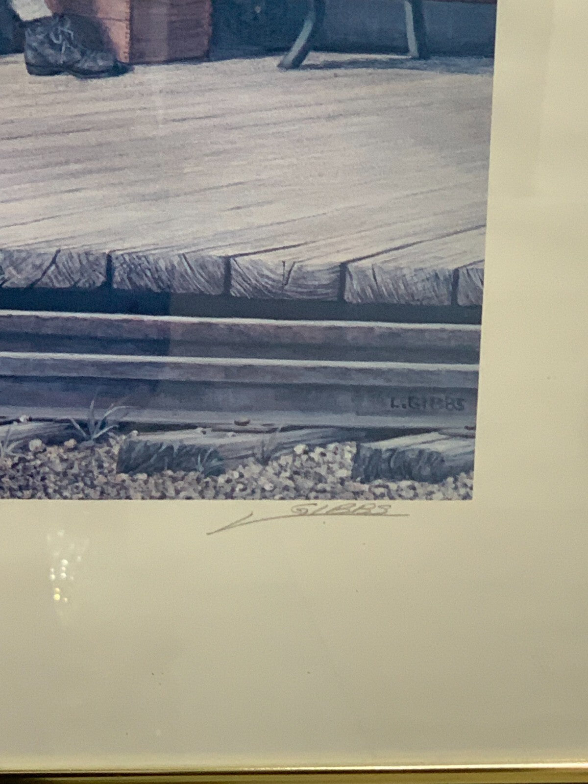 "The Arrival" Of series "Land to Energy" painting By Len Gibbs, 9/25