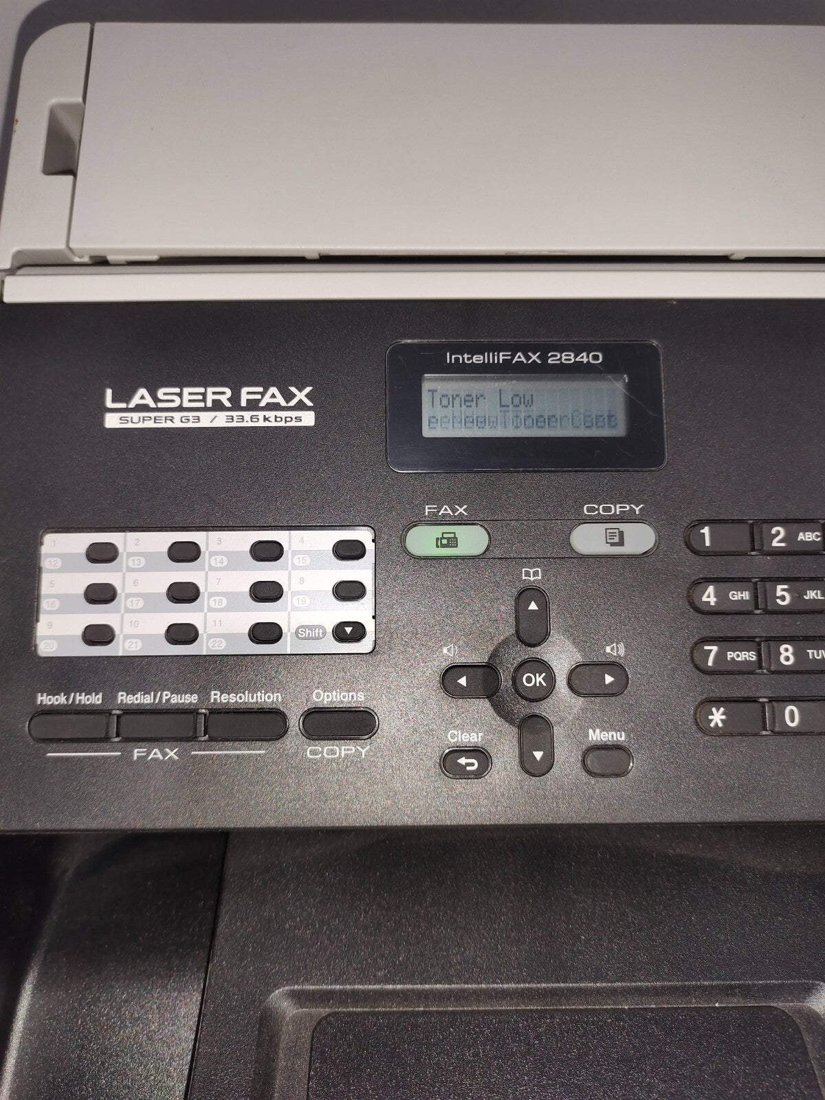 Brother FAX 2840 IntelliFax High Speed Laser FAX Machine