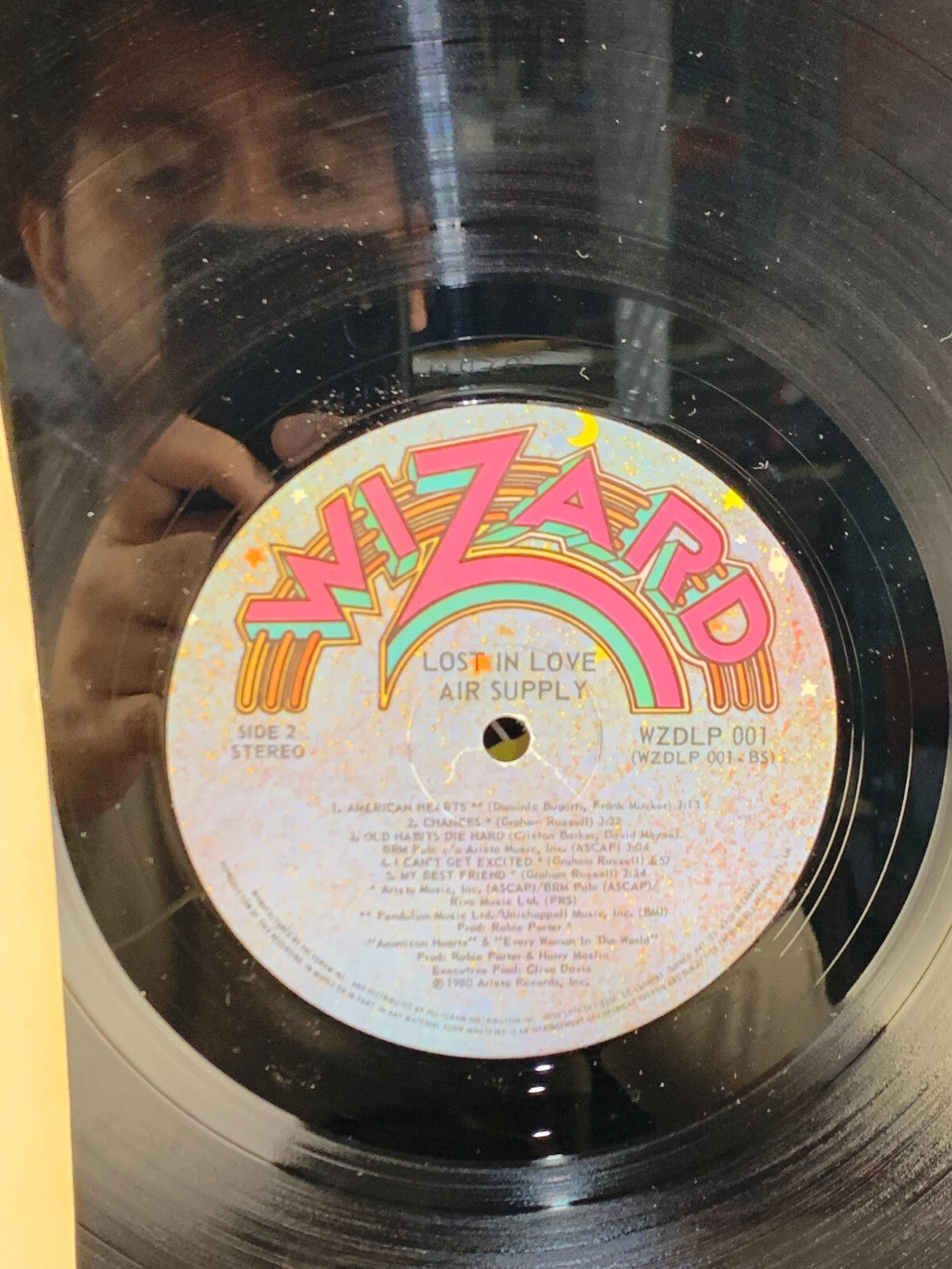 Air Supply – Lost In Love - LP Vinyl 1980 Wizard Records WZDLP 001