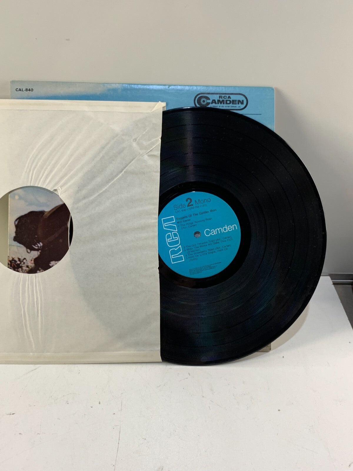 WILF CARTER...NUGGETS OF THE GOLDEN WEST - - Rare Australian 12" LP Country