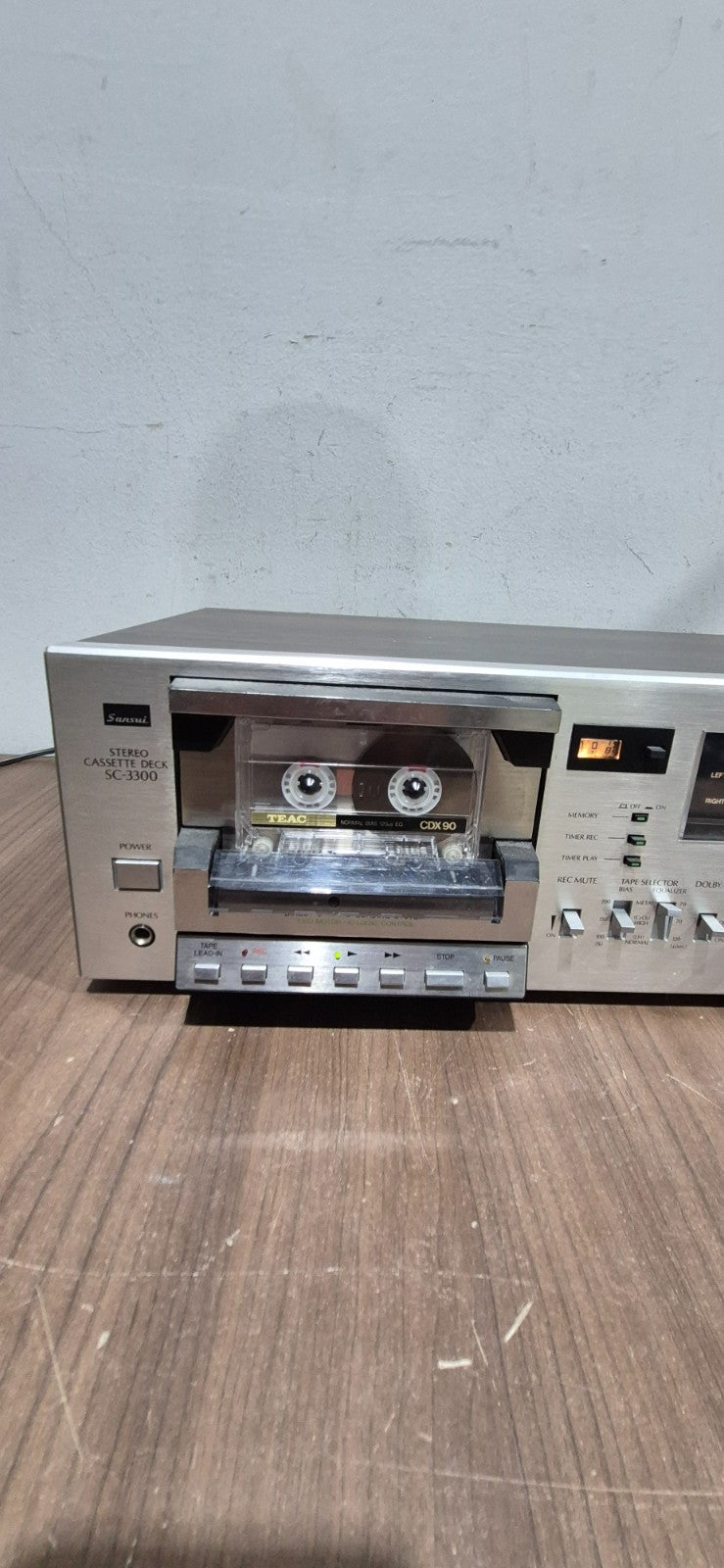 Vintage Sansui SC-3300 Cassette Tape Deck