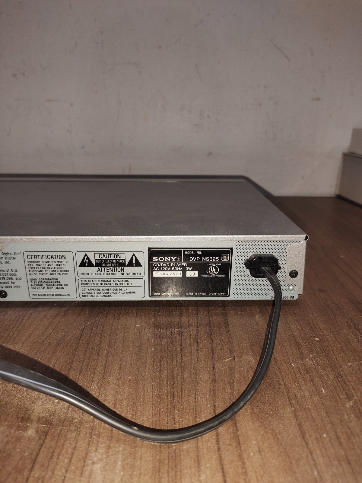Sony CD Music DVD Player DVP-NS 325, Dolby Digital, DTS, MP3