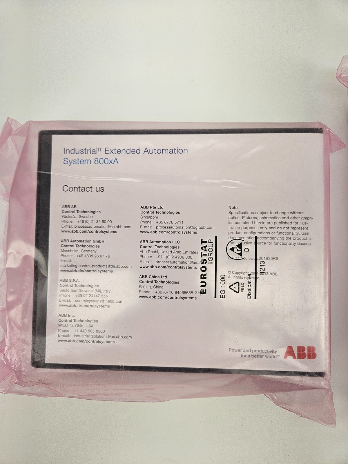 ABB Industrial Extended Automation System 800xA