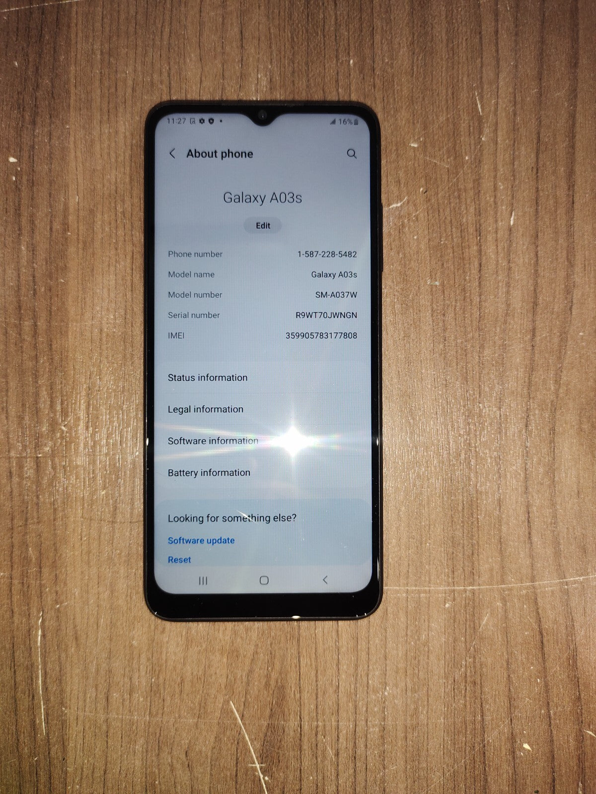 Samsung Galaxy A03s 32GB Black Smartphone 6.5" HD - 3GB RAM