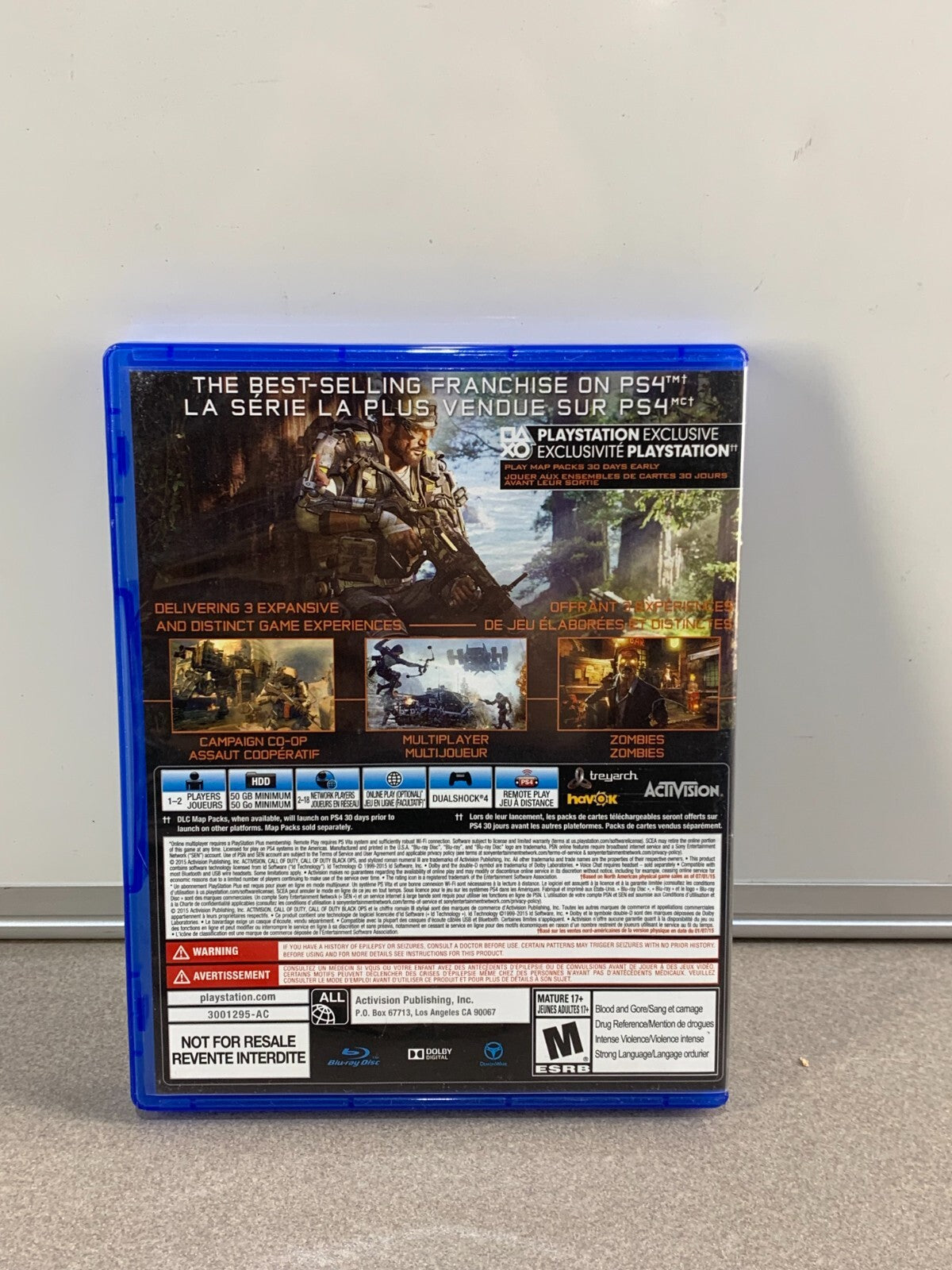 PS4 Call Of Duty: Black Ops 3 -Sony PlayStation 4
