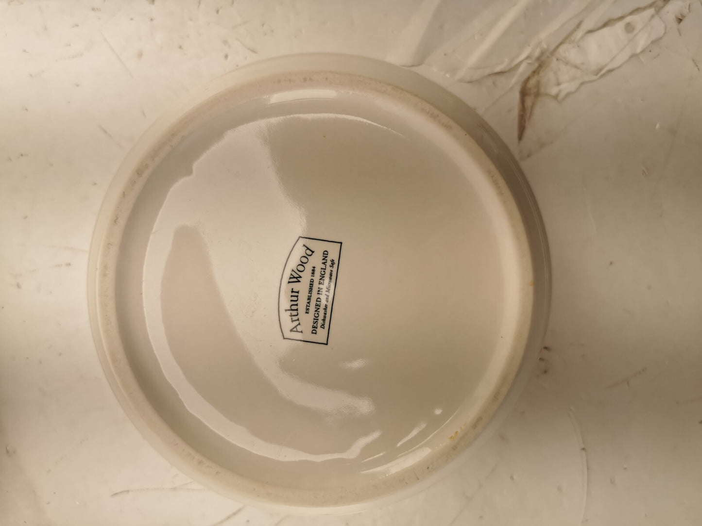 Arthur wood plate and bowl set