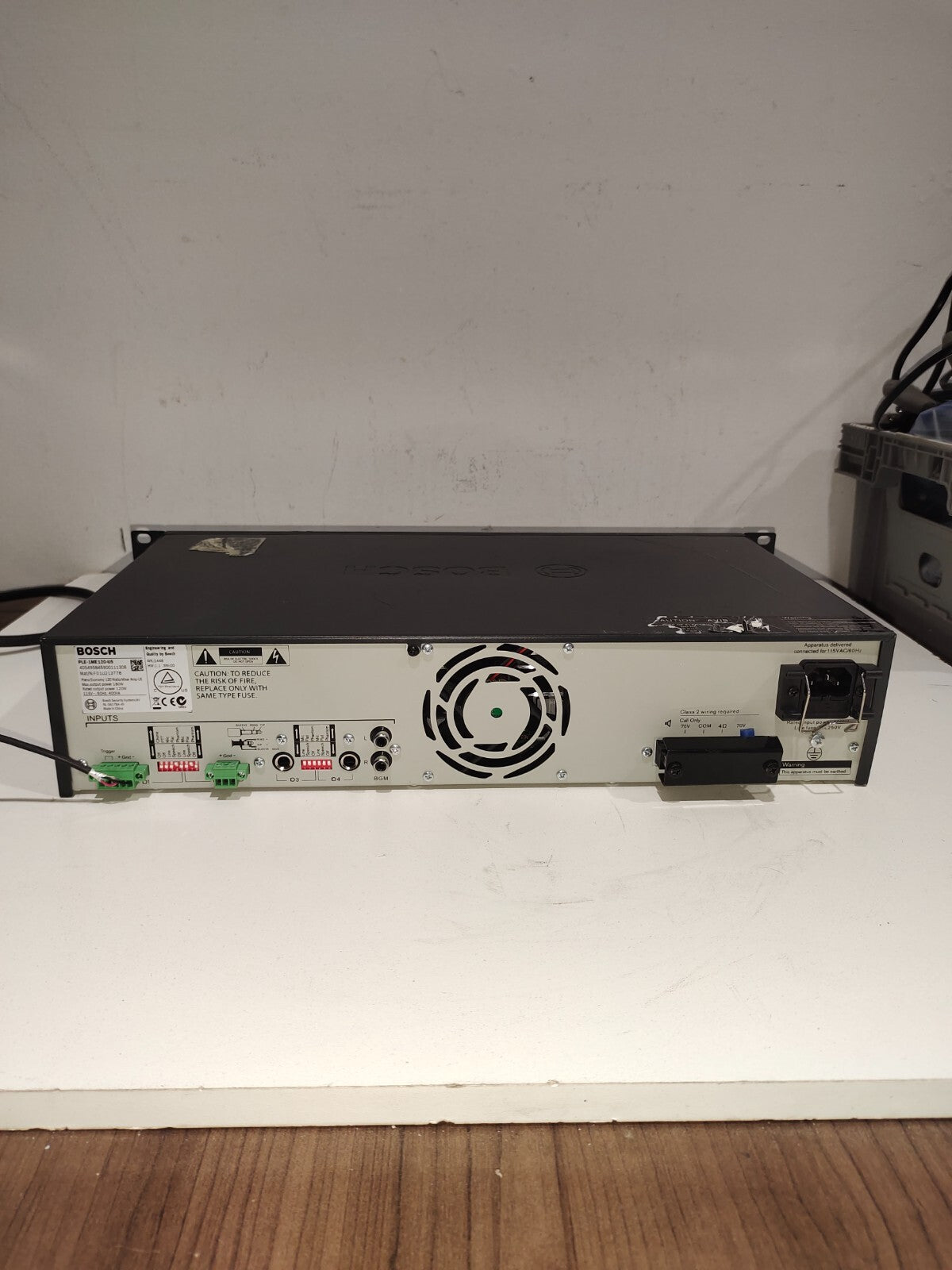 Bosch PLE-1ME120-US Plena Mixer Amplifier Economy 120 Watts