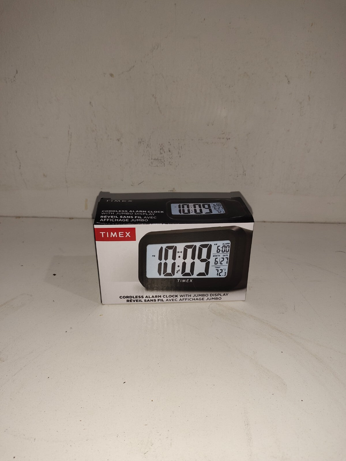 Timex Alarm Clock with Temperature Sensor and Large Display - Model - T108B
