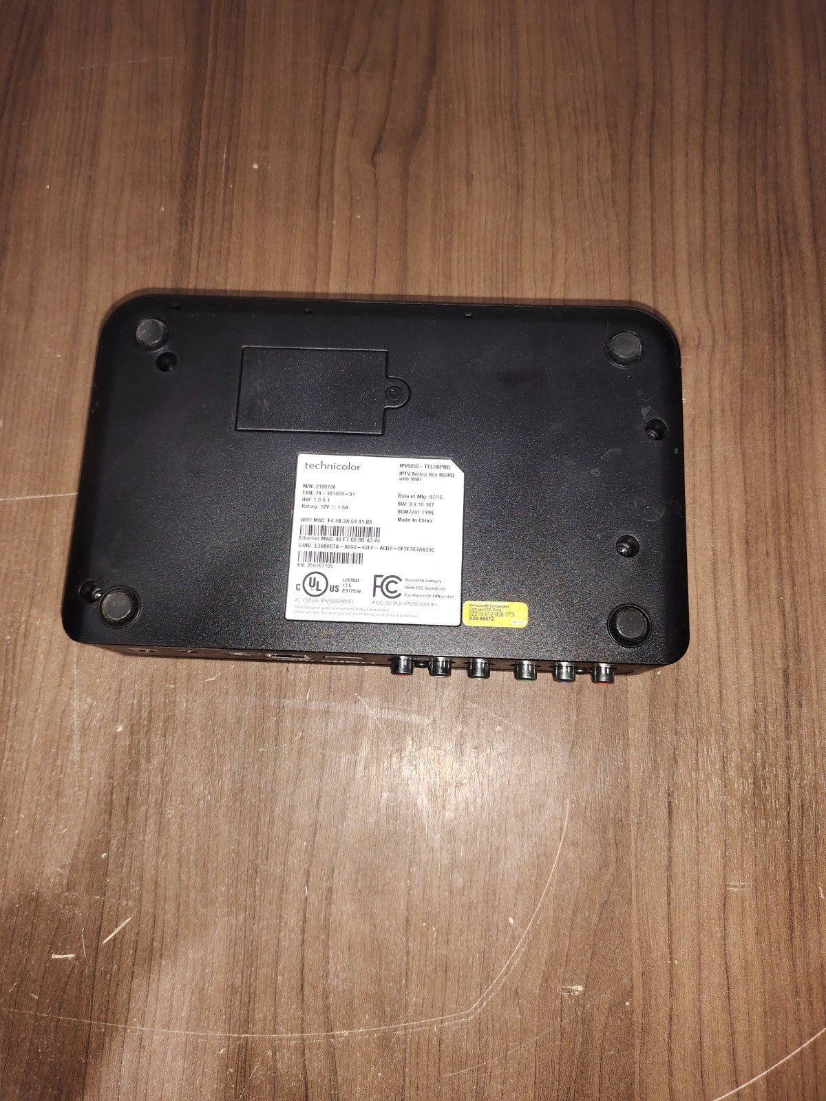 Cisco Technicolor - IPV5050 - HD Set Top Box