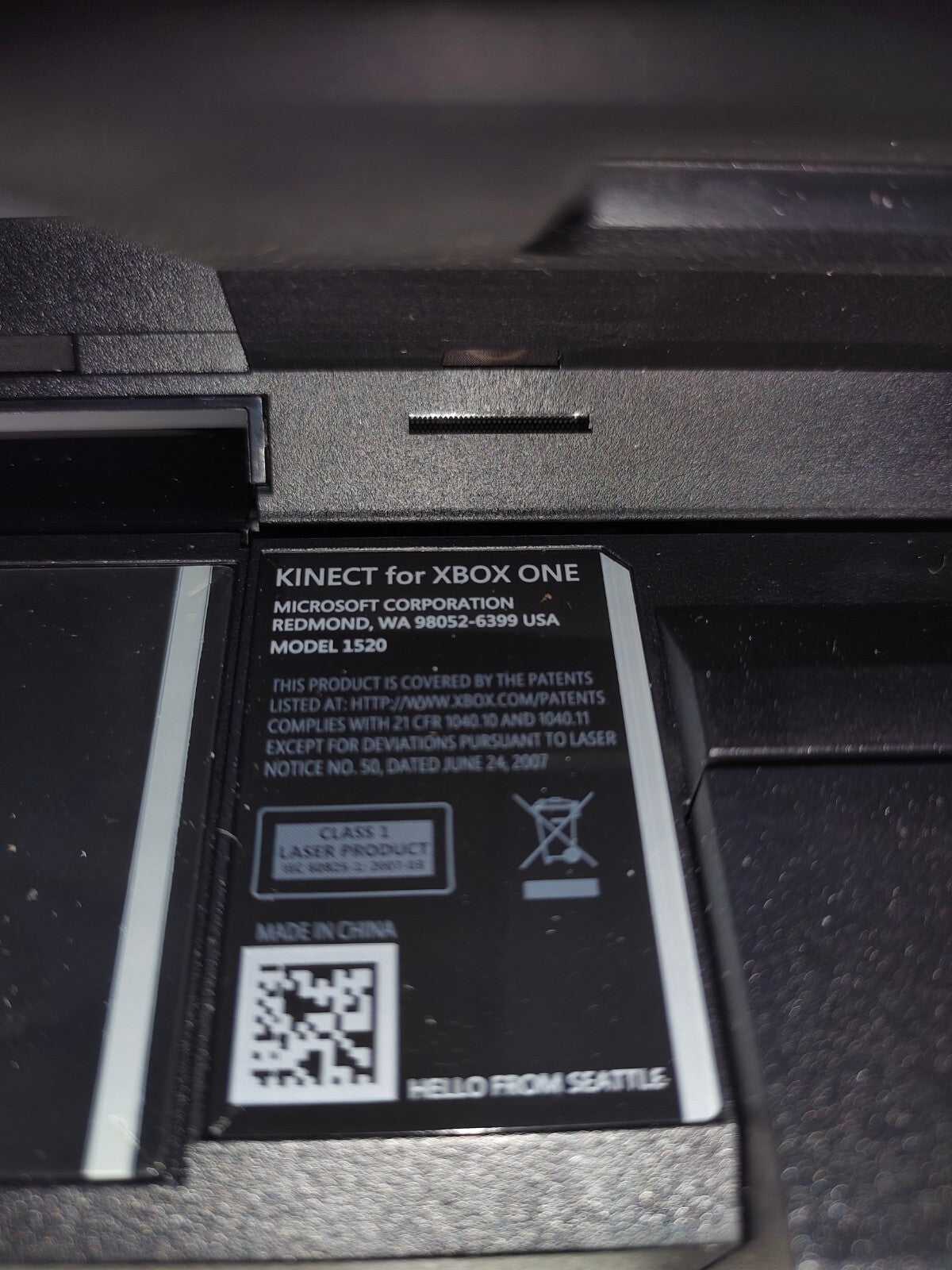 Microsoft Xbox One Kinect Camera Motion Sensor 1520 - No Adapter