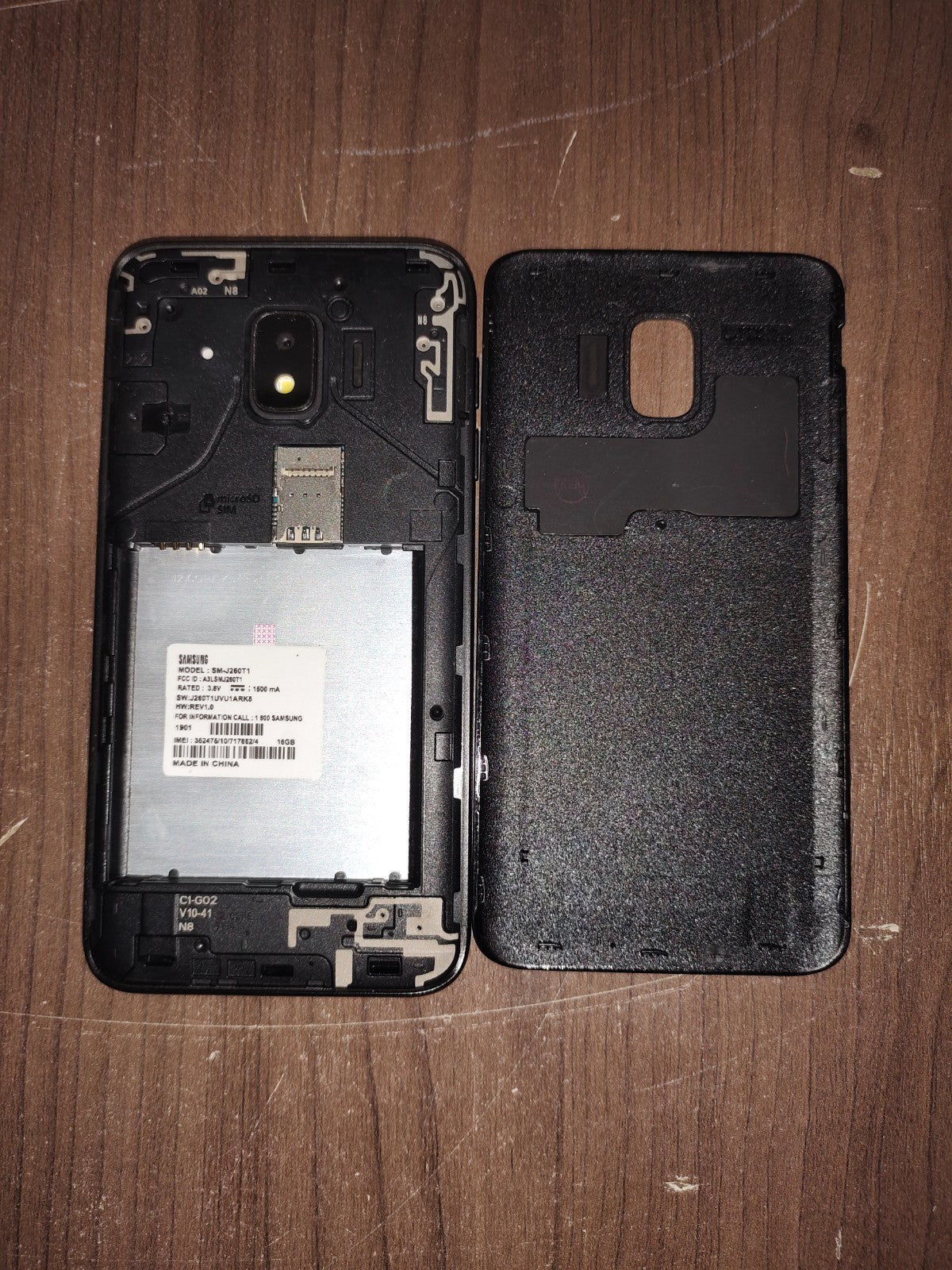 Samsung Galaxy J2 SM-J260T1 (Black 16GB) - For Parts