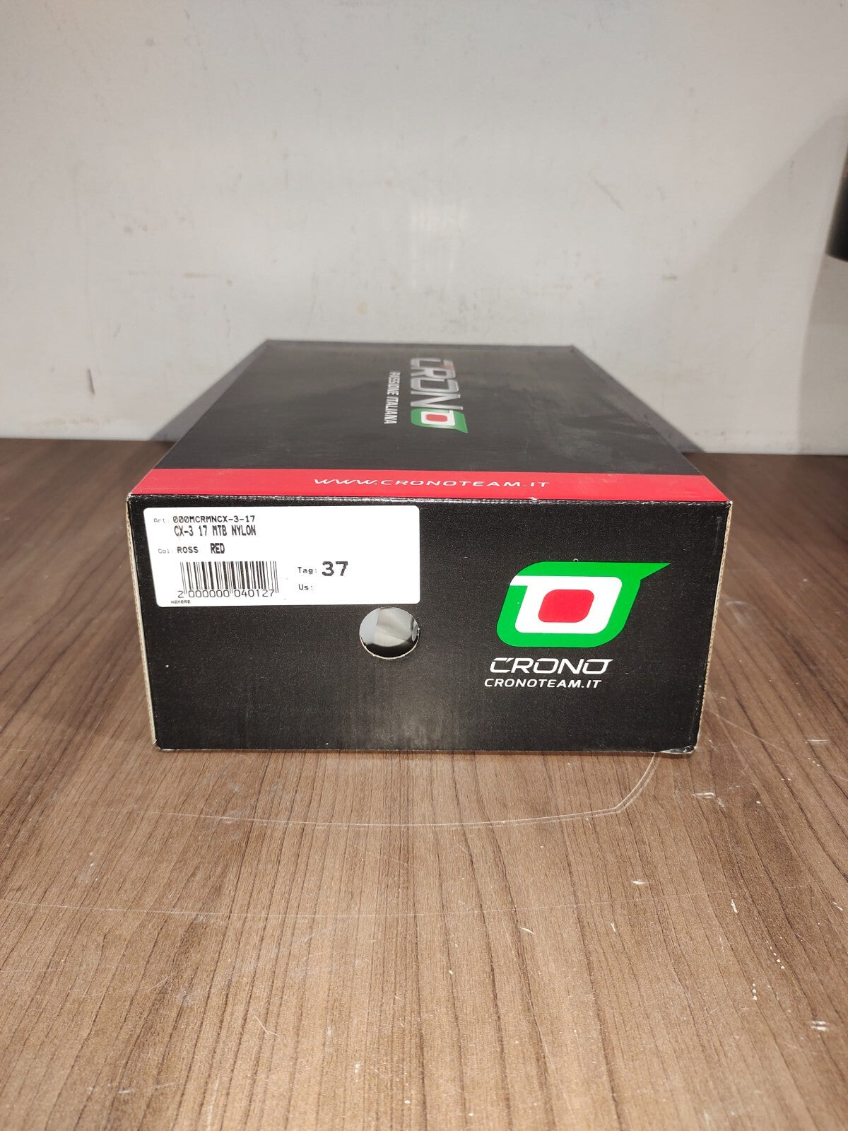 Crono CX-3 17 Mountain Bike Gravel BMX Shoes - Ross Red - Size - 37 (EUR)