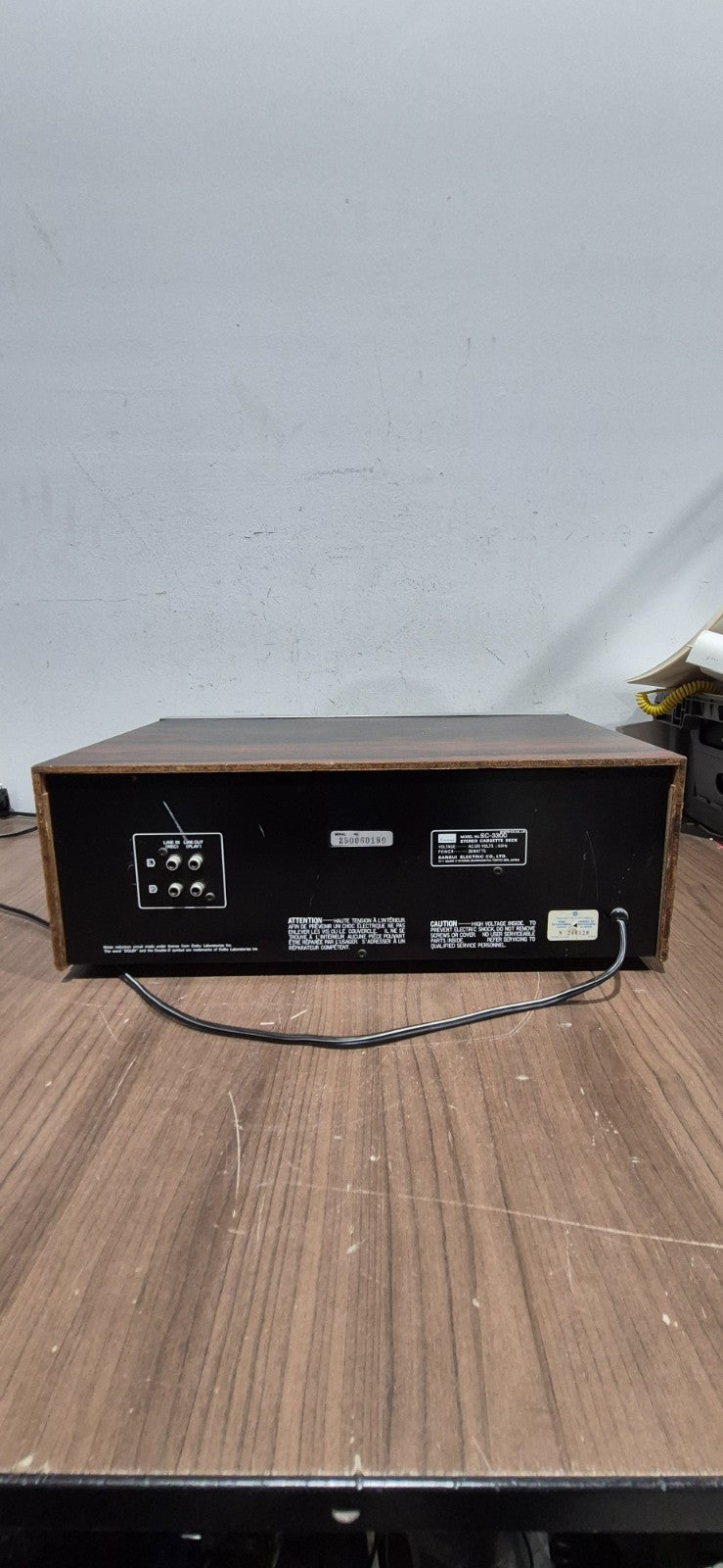 Vintage Sansui SC-3300 Cassette Tape Deck