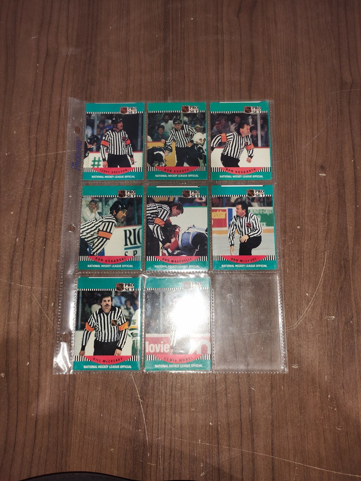 Rare Collectible NHL - Referee Cards PRO-SET - Set of 16 Cards