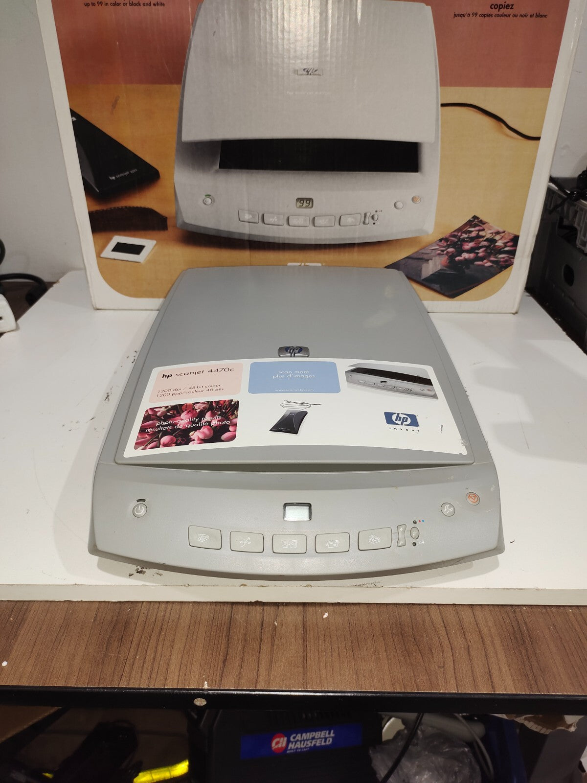 HP Scanjet 4470c C9880A Flatbed Scanner Scan 35mm - Untested
