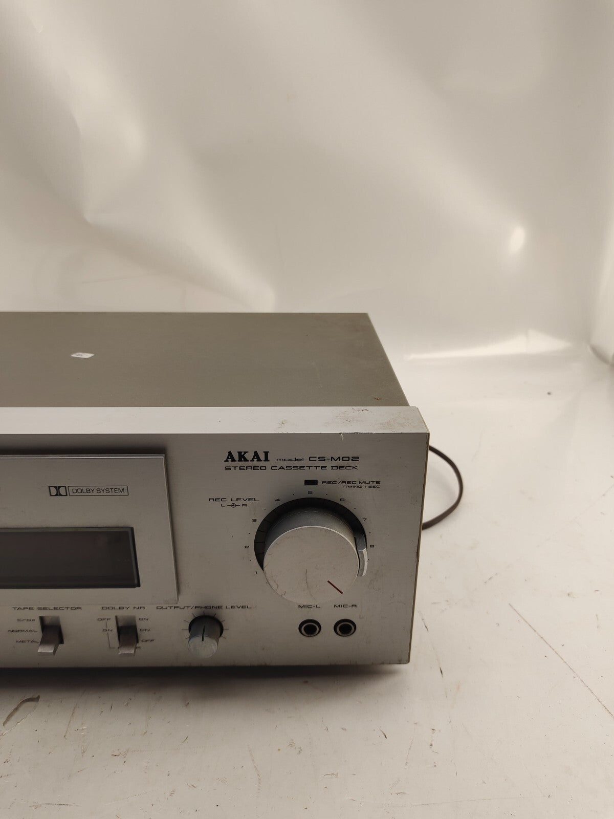 Vintage AKAI CS-M02 Stereo Cassette Deck