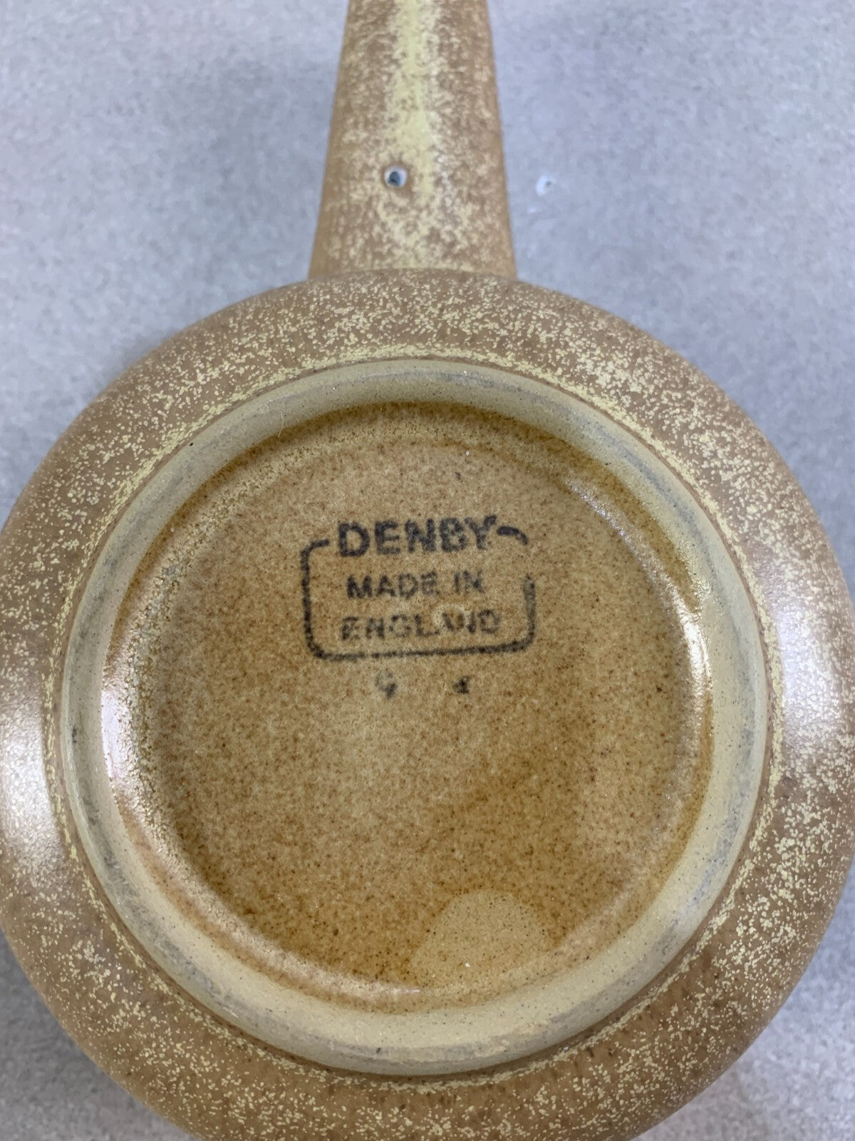 Denby Langley Stoneware Romany Brown Gravy Boat With Lid