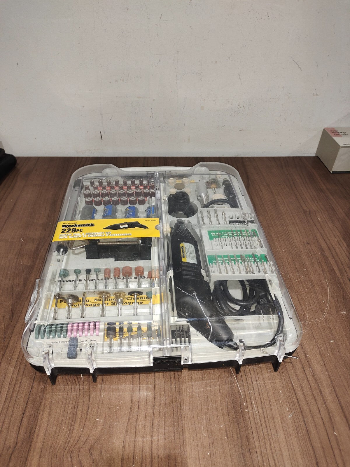 WORKSMITH 229-Piece ROTARY TOOL AND ACCESSORY SET