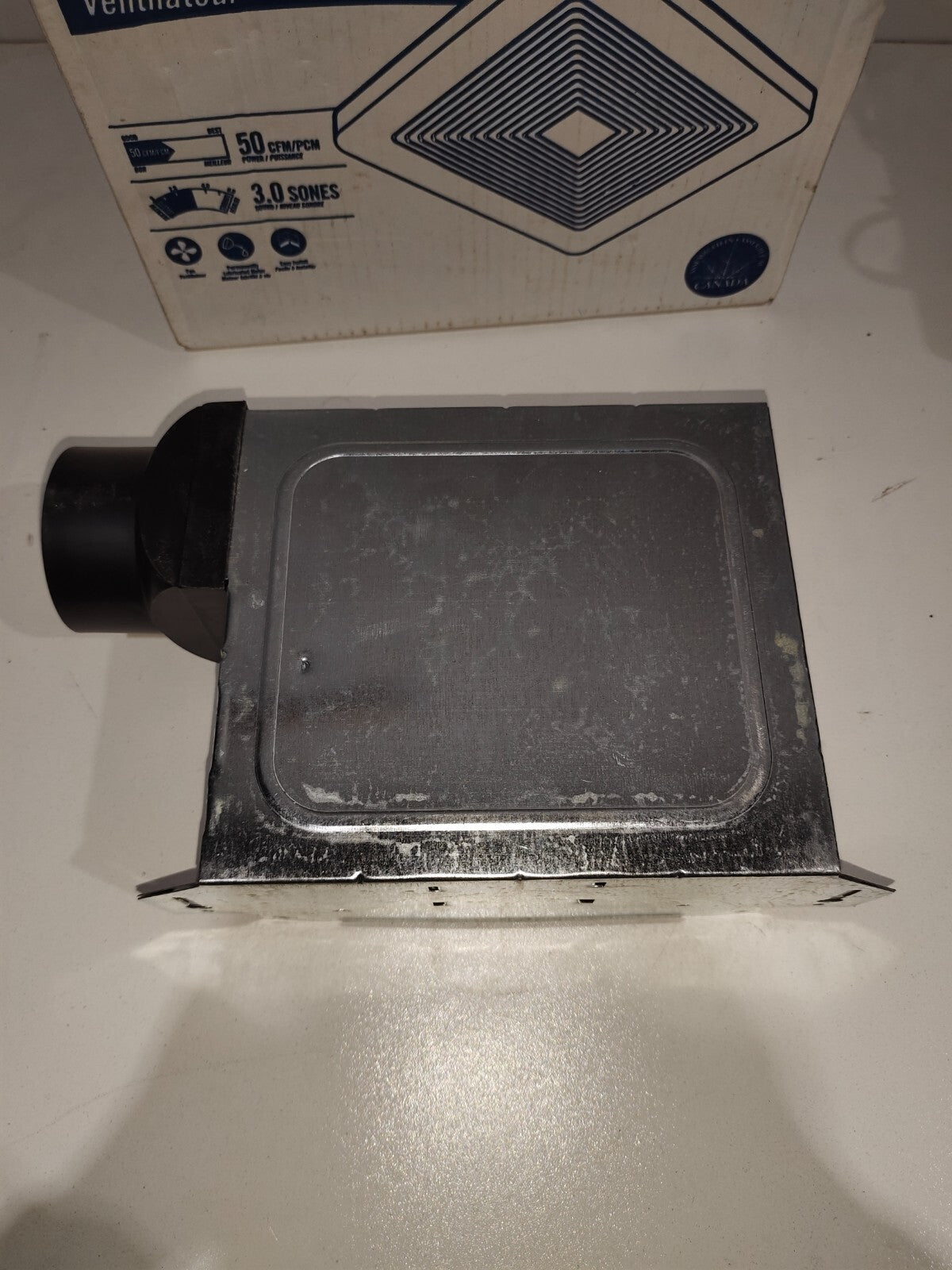 Broan EC50 Grille Upgrade, White Ventilation fan