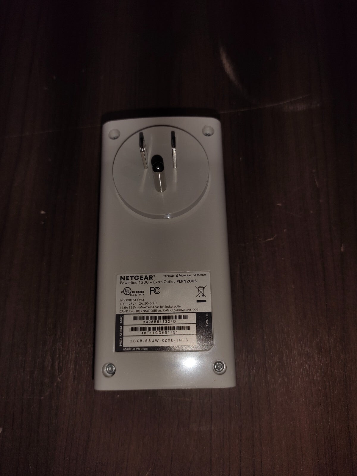 Netgear PLP1200S Powerline 1200 Mbps Gigabit Port