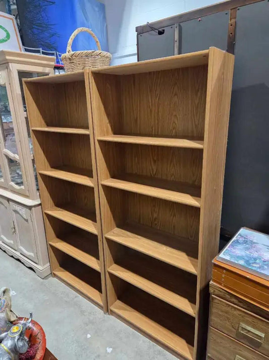 Wooden Adjustable Book Shelf - 2 Available