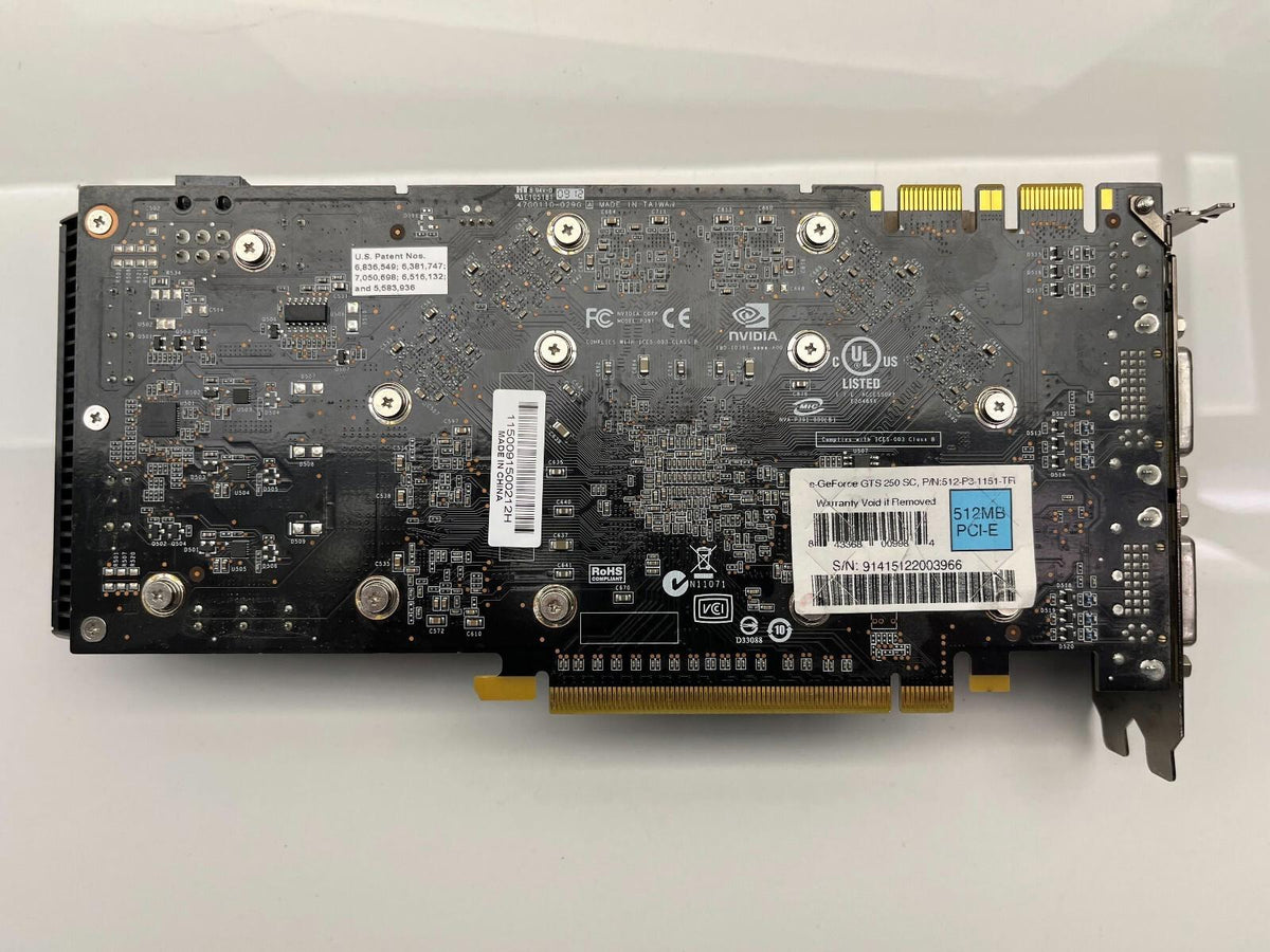 EVGA nVidia GeForce GTS 250 Superclocked 512-P3-1151-TR