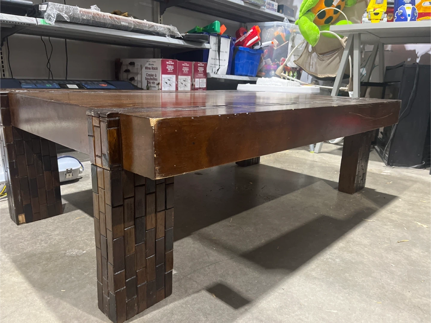 Dark Wood Coffee Table