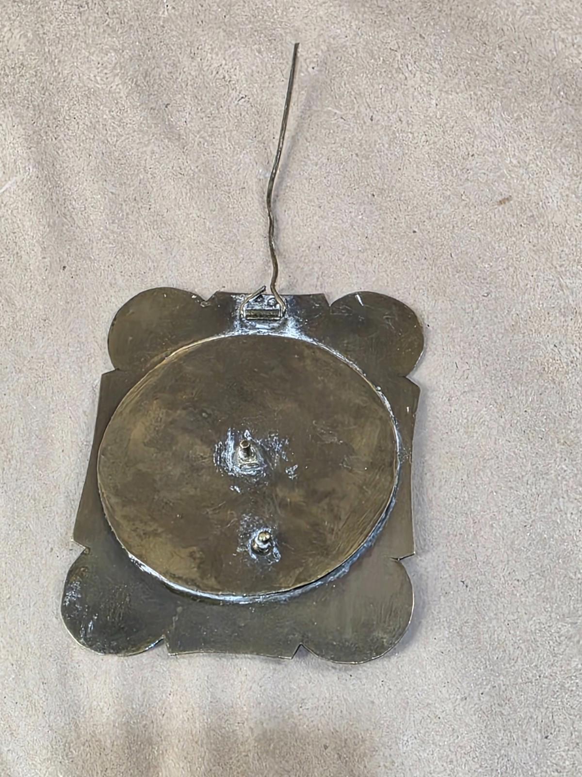 Vintage Embossed Brass Perpetual Desk Calendar; 28-Year Calendar 1944 to 1971