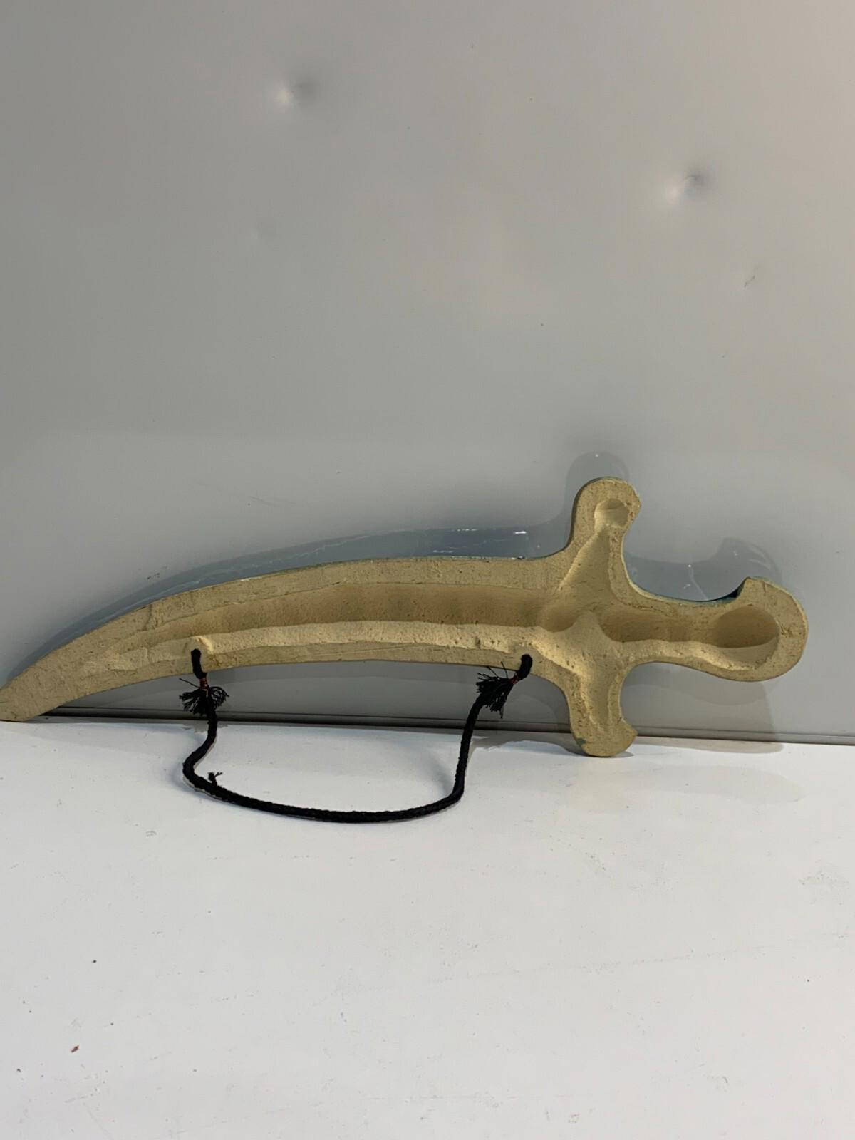 Sword Shaped Islamic Ceramic Wall plaque