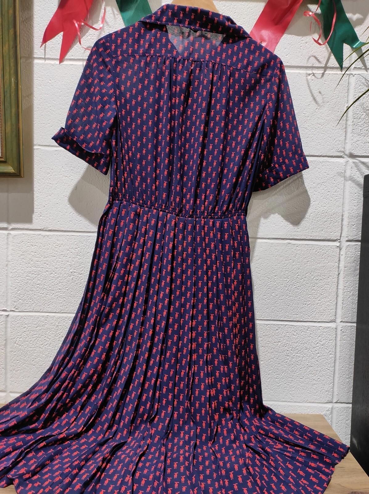 FRANCAIS SANKI VINTAGE DRESS SIZE- M retro proper
