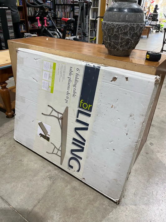 For Living 6-ft Folding Table