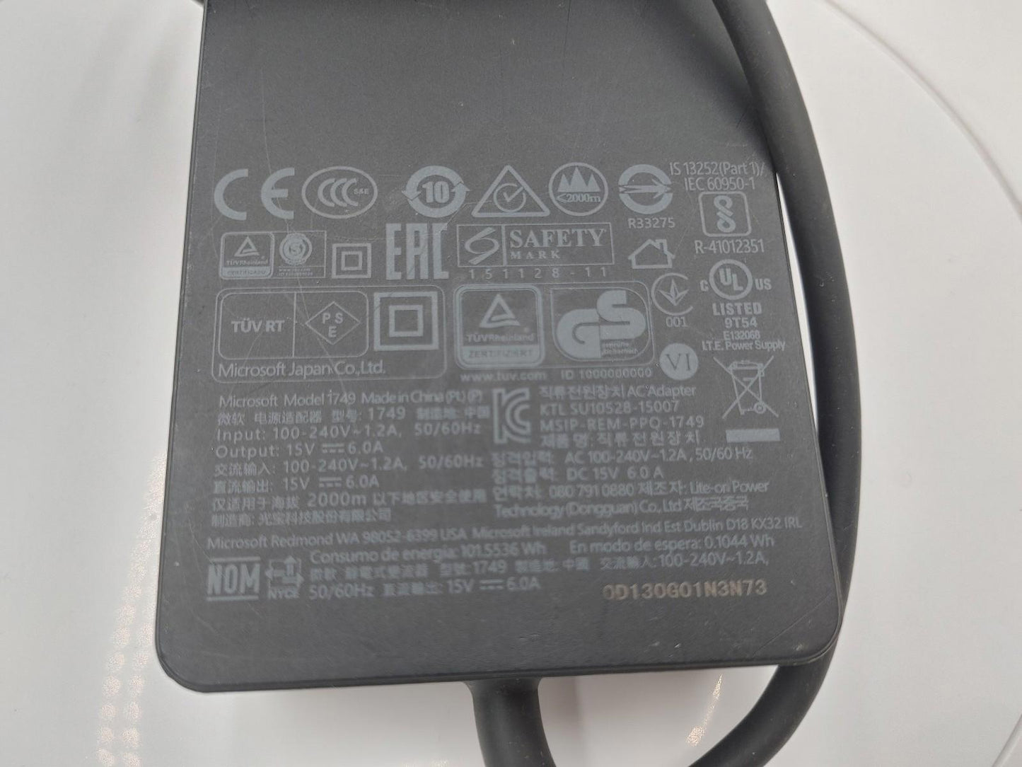 Good Condition Microsoft Surface Dock Black Model 1661 Tested Working with PSU