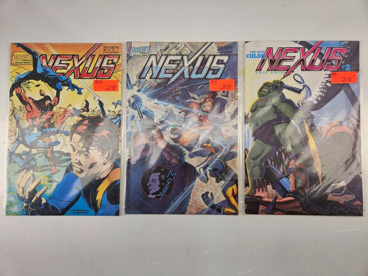 Nexus #2, 11, 14 Capital Comics/First Comics - Lot of 3
