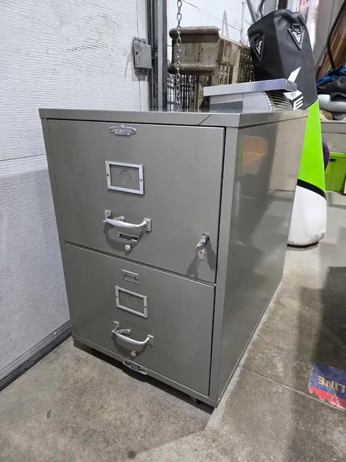 Remington Rand Fire Insulated File Cabinet