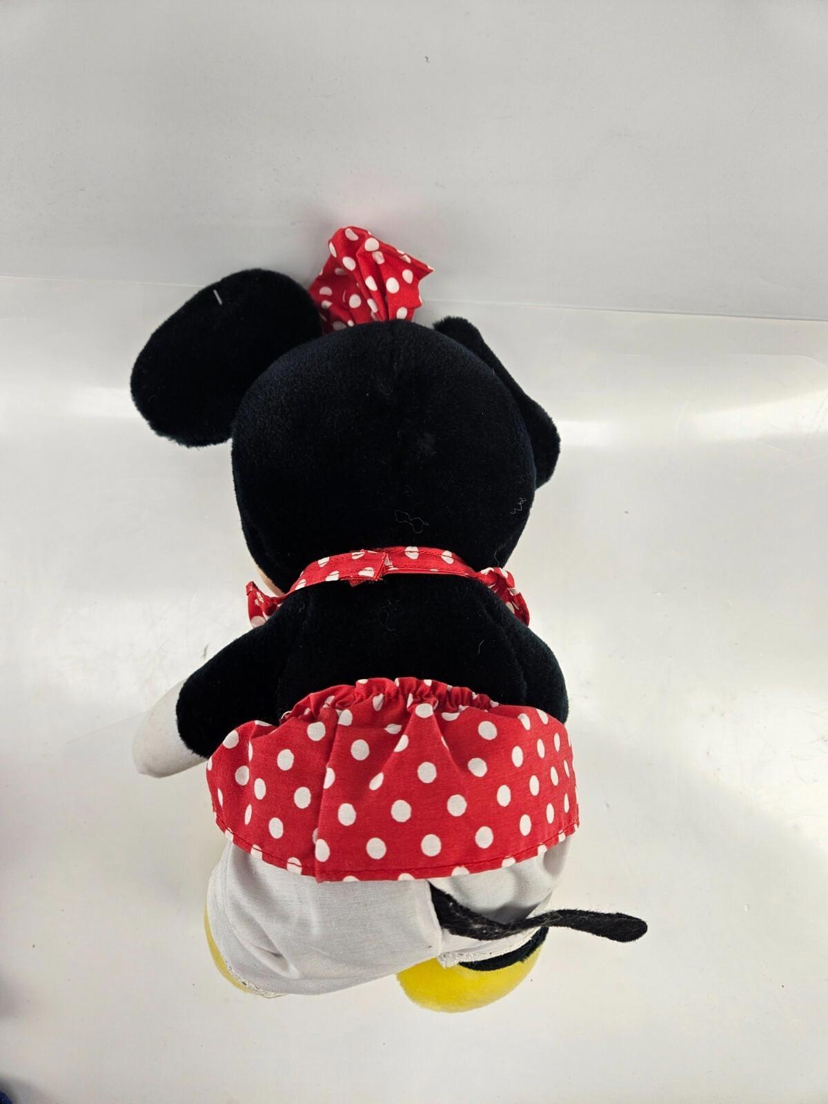 Minnie Mouse 1989 Vintage Toy Plush Walt Disney Co