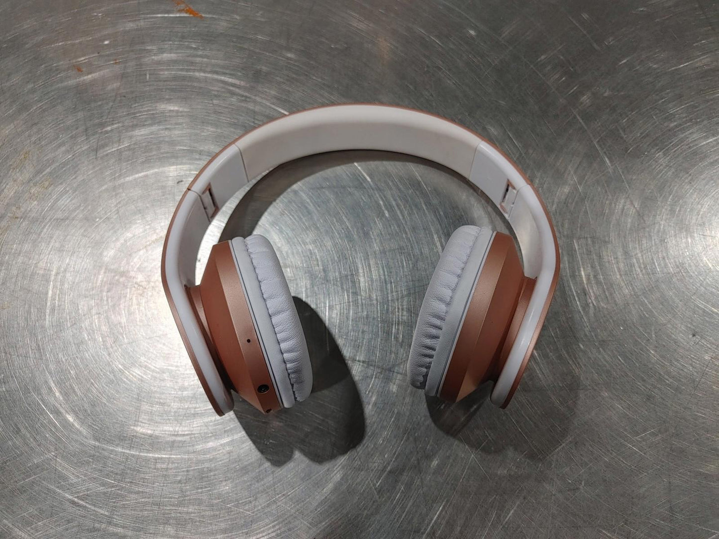 Excellent Condition PowerLocus Rose Gold On-Ear Bluetooth Wireless Headphones
