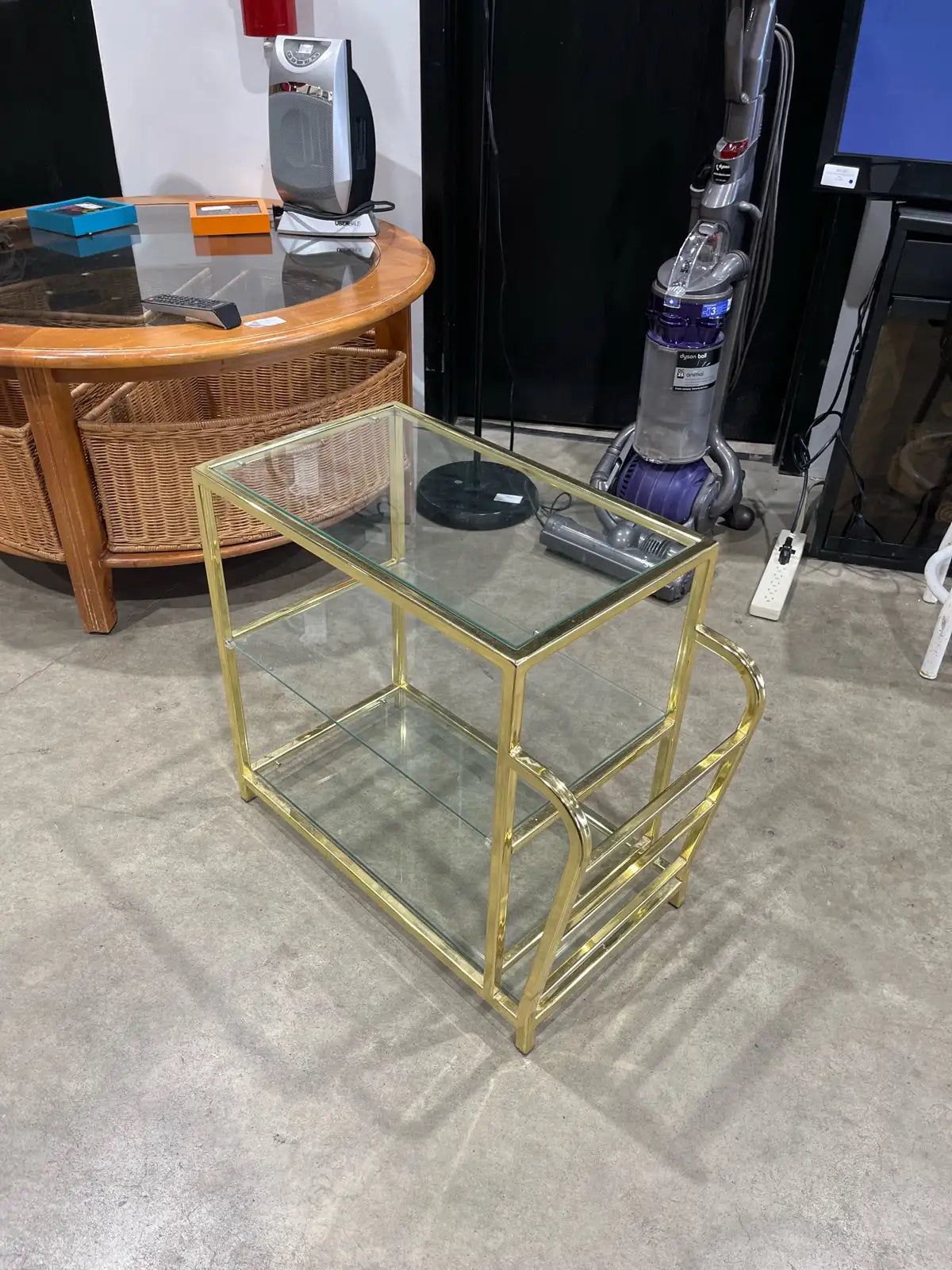 Gold coffee table