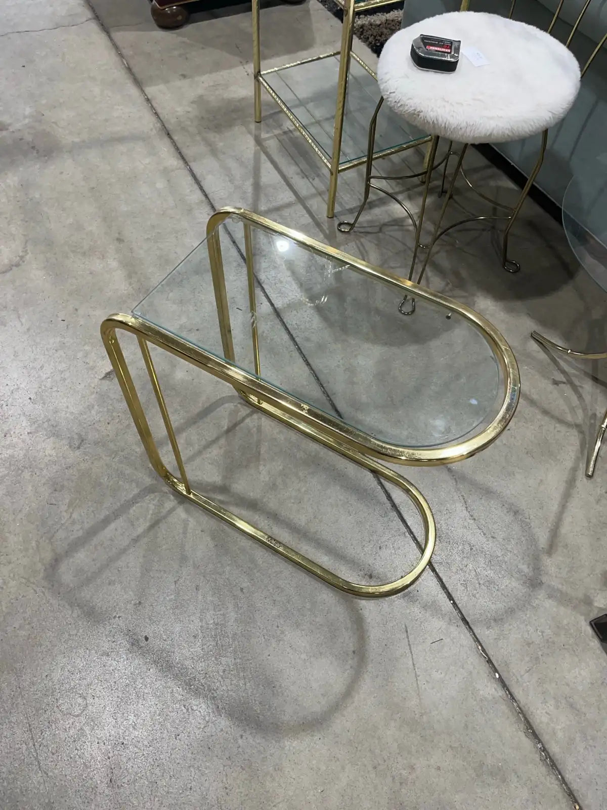 Glass Side Table
