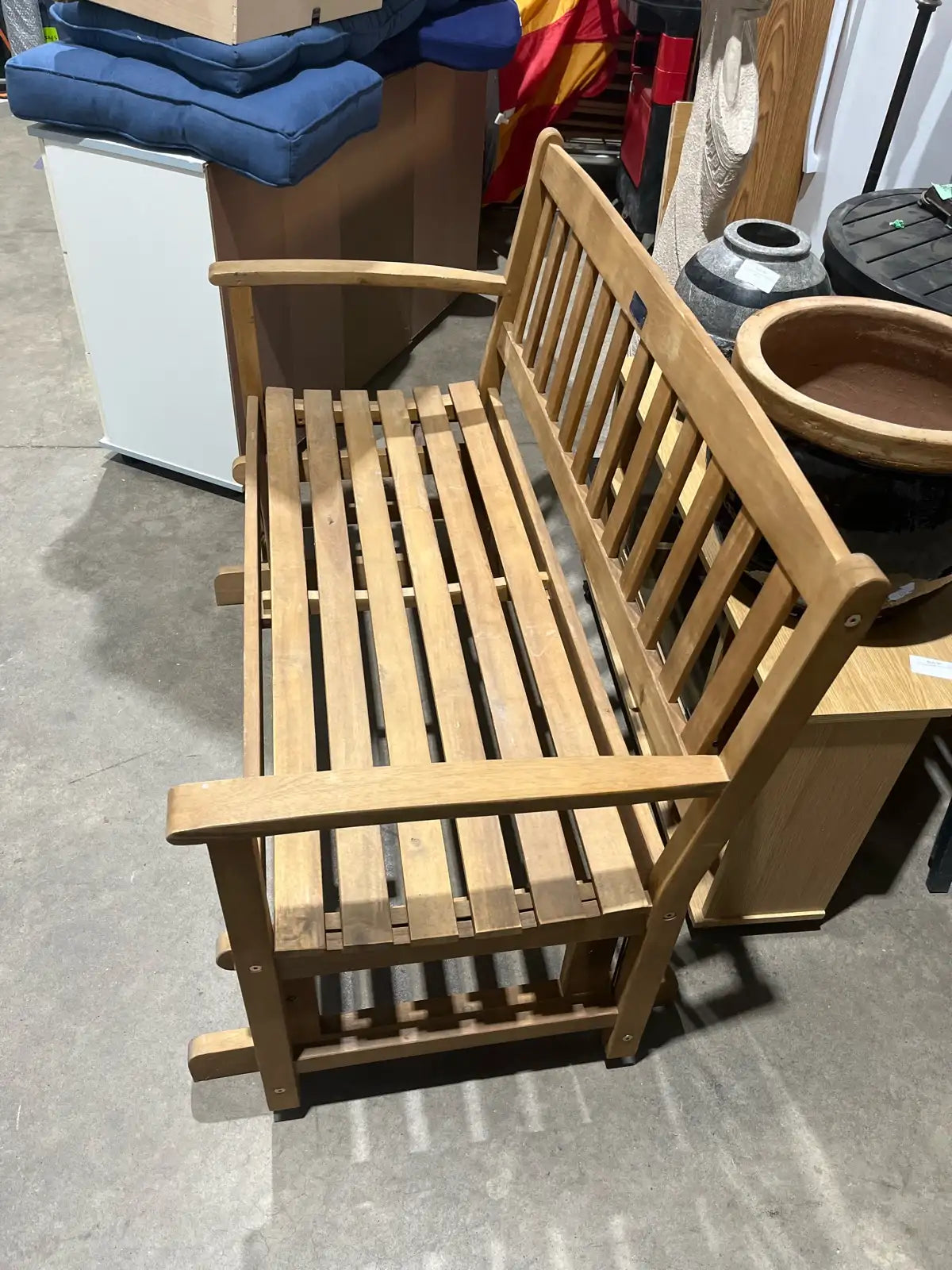 Gardenia wooden swing garden bench
