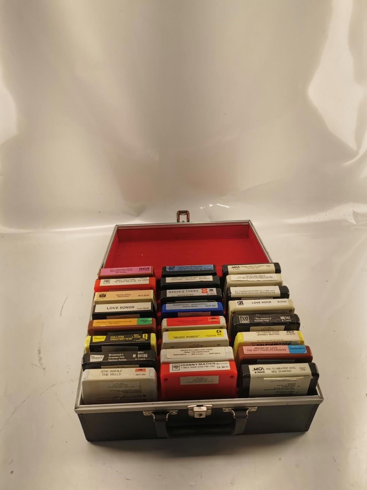 Vintage 12 Track Tapes and Cary Case