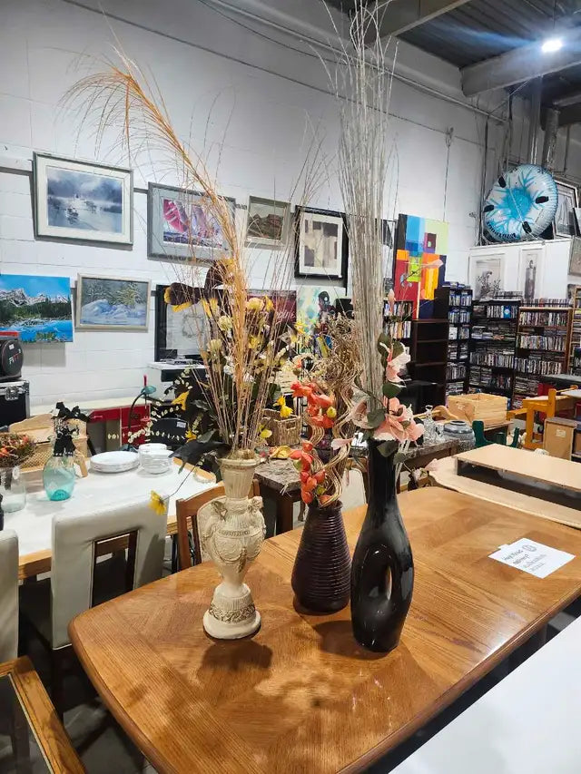 Tall Decorative Vases - 3 Available